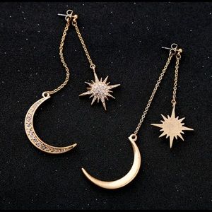 Moon Star Earrings
